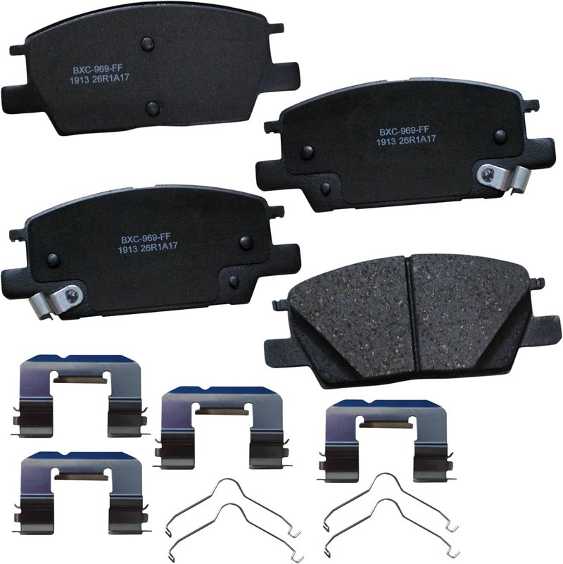 Bendix Premium SBC1913 Ceramic Front Brake Pads for Buick LaCrosse 2019-2017, Regal Sportback 2020-2018, Regal TourX 2020-2019, Chevrolet Equinox 2020-2018, Malibu 2020-2016, GMC Terrain 2020-2018 - Image 1
